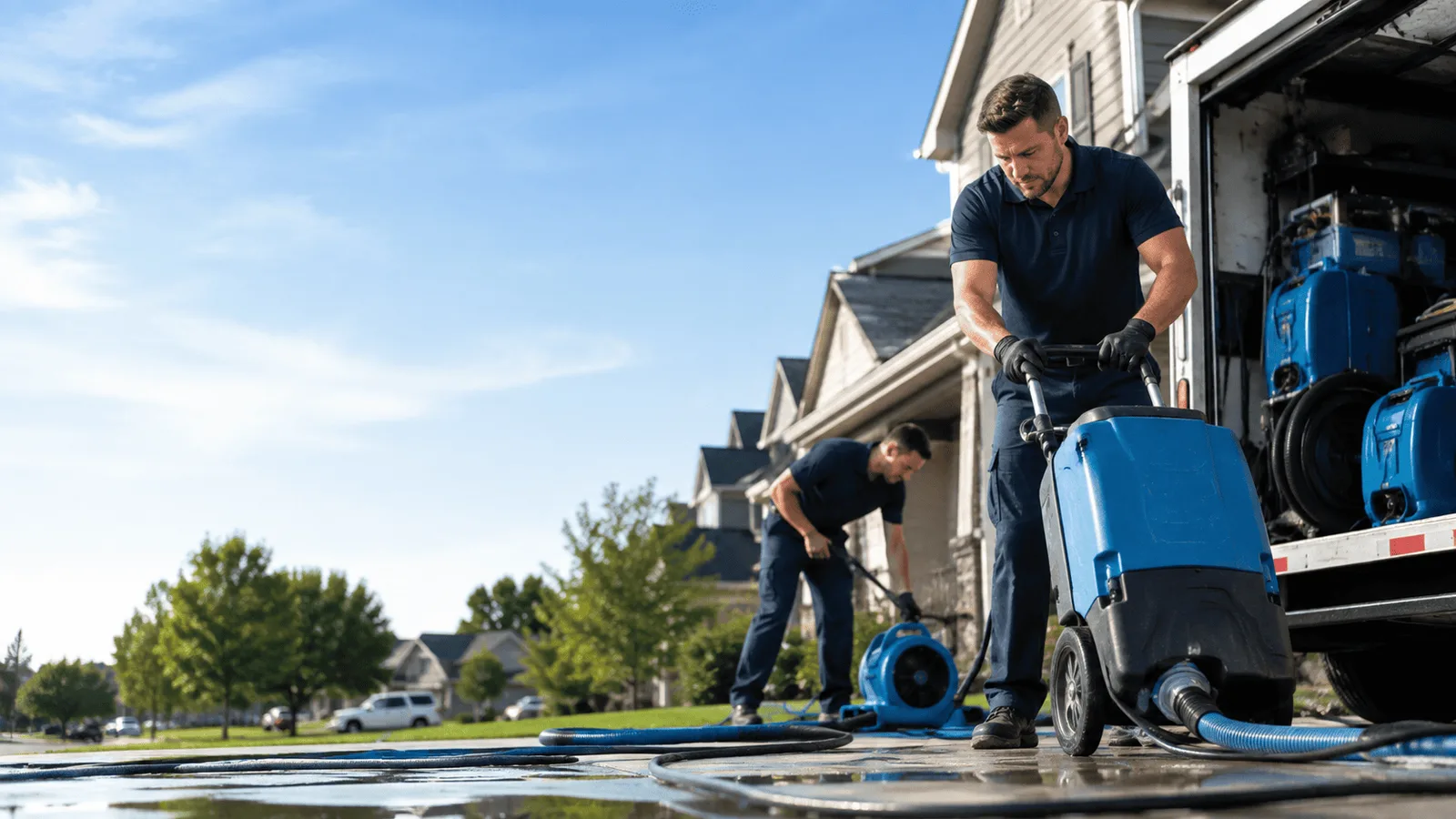 Dehumidification being performed in Waialua, HI